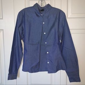 Banana Republic blue collared shirt size medium